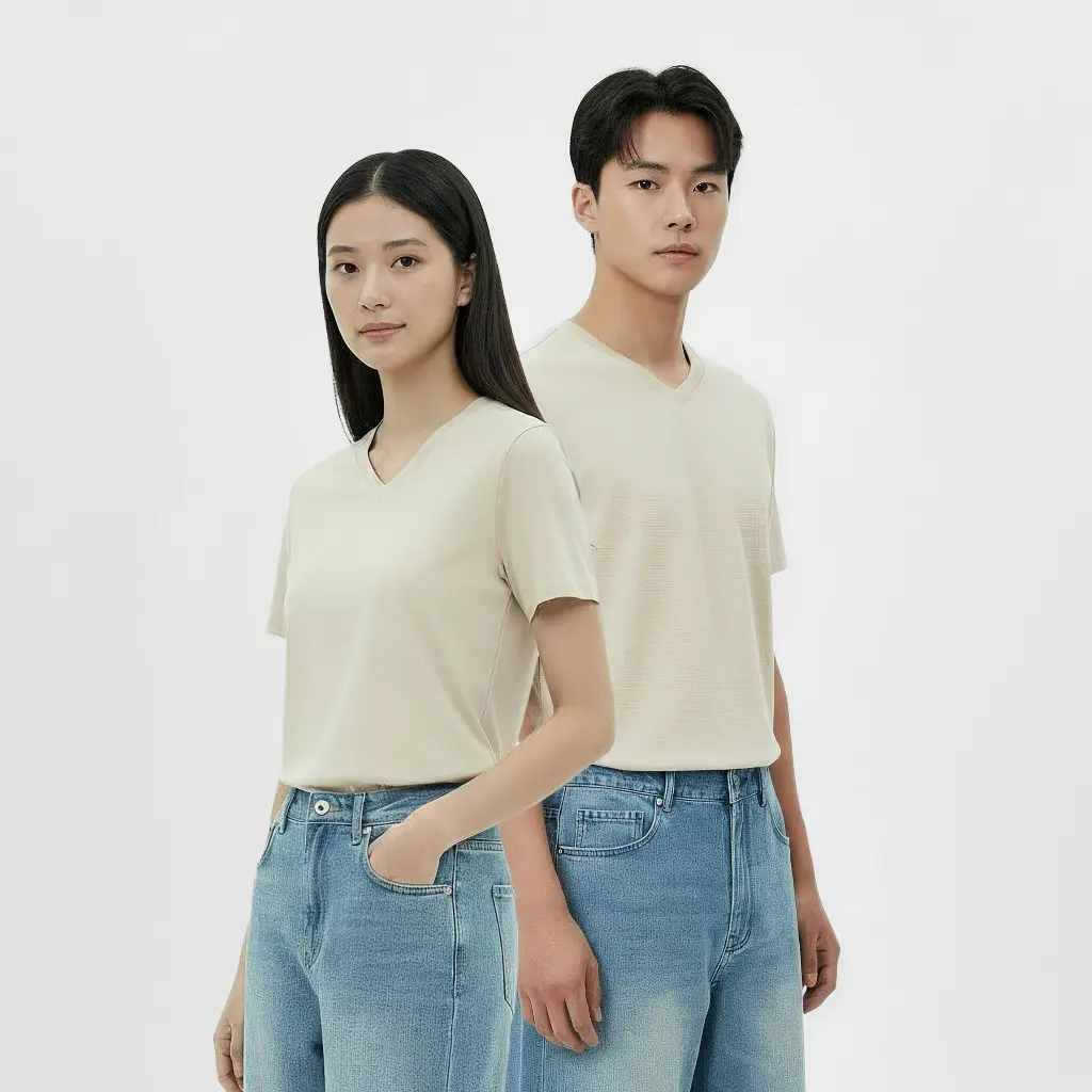 Ultrasoft Unisex Round Neck_Soft Lilac - Image 8