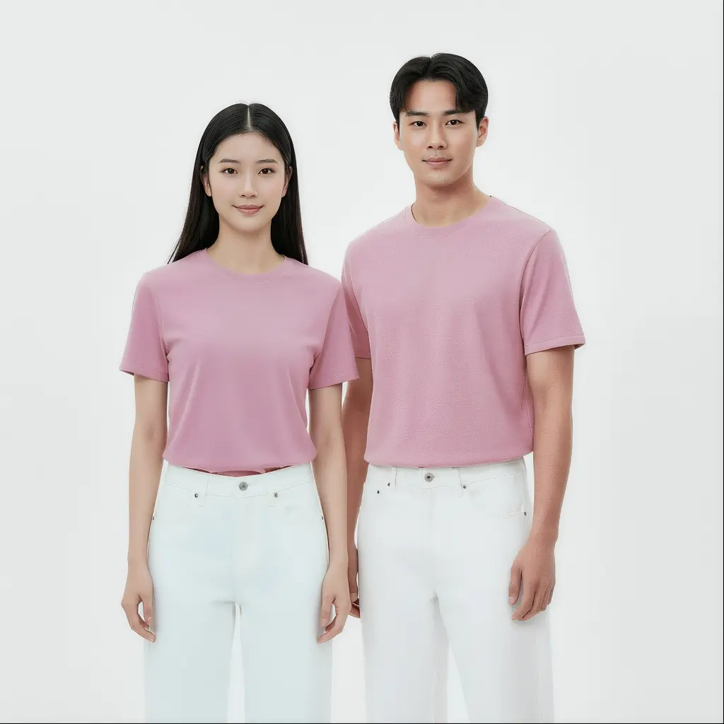 Ultrasoft Unisex Round Neck_Soft Lilac - Image 5