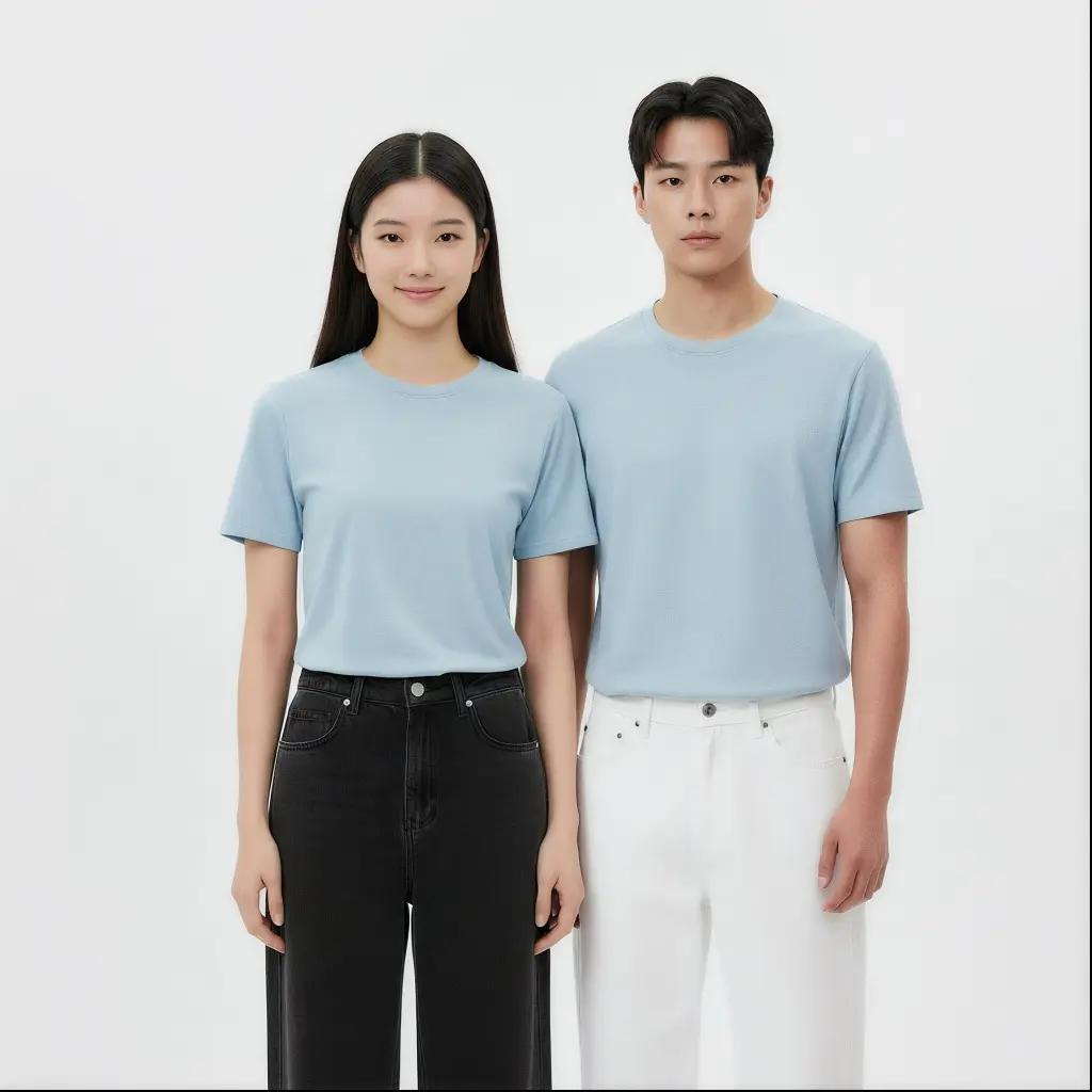 Ultrasoft Unisex Round Neck_Soft Lilac - Image 3