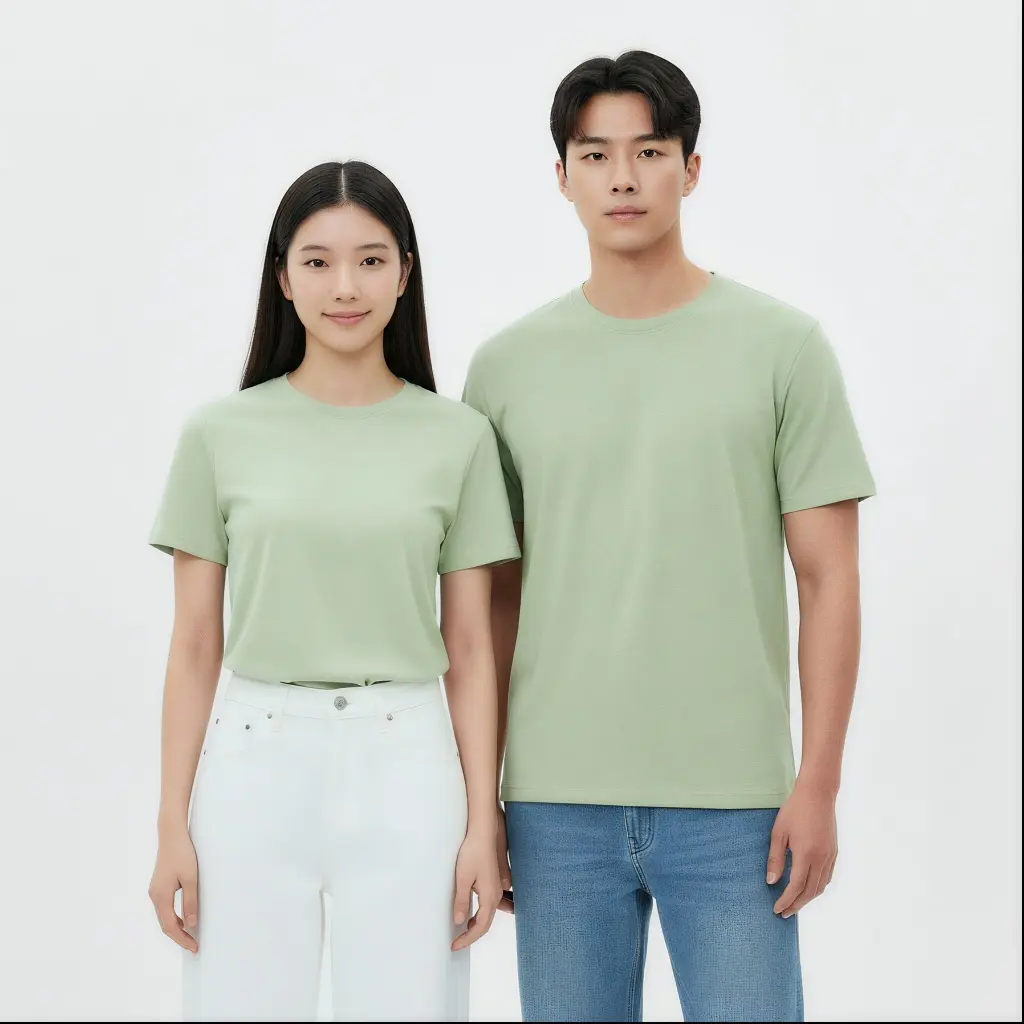 Ultrasoft Unisex Round Neck_Soft Lilac - Image 4