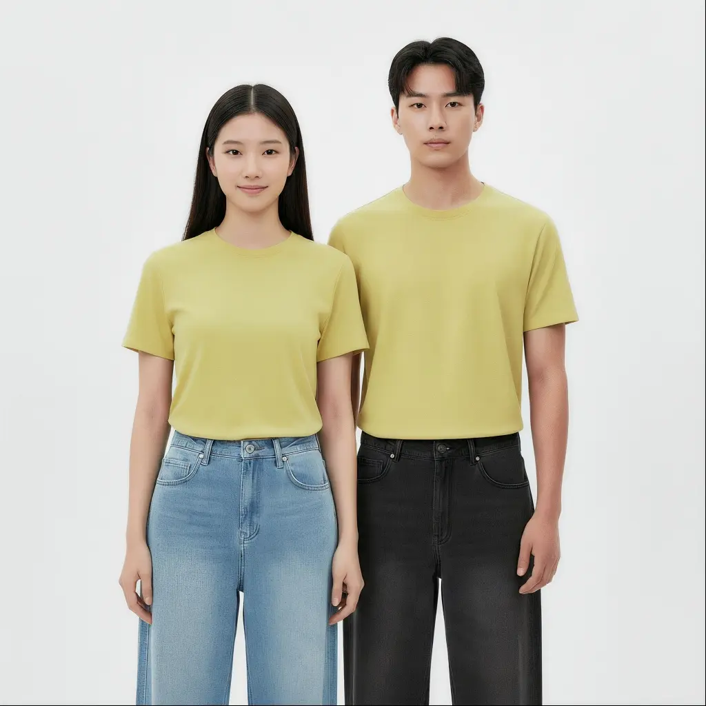 Ultrasoft Unisex Round Neck_Soft Lilac - Image 2